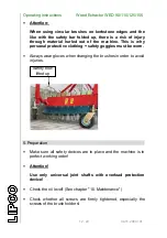 Preview for 12 page of Lipco WED 110 Operating Instructions Manual