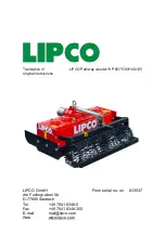 Lipco WP 100 Original Instructions Manual предпросмотр