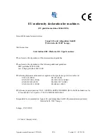 Preview for 2 page of Lippe Lift Konstanz Operating Instructions Manual