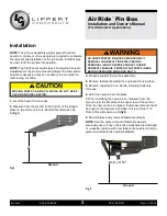 Предварительный просмотр 3 страницы Lippert Components Air Ride 155925 Installation And Owner'S Manual