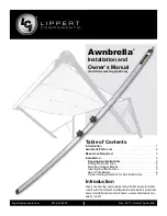 Lippert Components Awnbrella Installation And Owner'S Manual предпросмотр