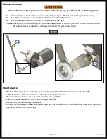 Предварительный просмотр 23 страницы Lippert Components Bed Lift Assembly And Operation Manual