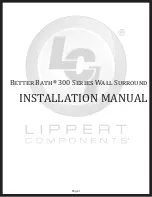 Preview for 1 page of Lippert Components Better Bath 300 Series Installation Manual