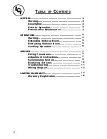 Preview for 2 page of Lippert Components HYDRAULIC SLIDEOUT SYSTEM Operation And Service Manual