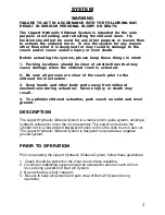 Preview for 3 page of Lippert Components HYDRAULIC SLIDEOUT SYSTEM Operation And Service Manual