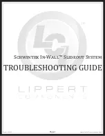 Lippert Components In-Wall Slide-Out Troubleshooting Manual предпросмотр