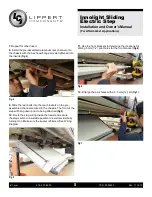 Предварительный просмотр 5 страницы Lippert Components Innolight Sliding Installation And Owner'S Manual