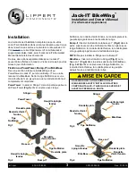 Предварительный просмотр 7 страницы Lippert Components Jack-IT BikeWing Installation And Owner'S Manual