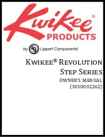 Предварительный просмотр 1 страницы Lippert Components Kwikee Platinum Series Owner'S Manual