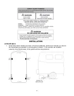 Предварительный просмотр 2 страницы Lippert Components Levelegs Installation Operation & Maintenance