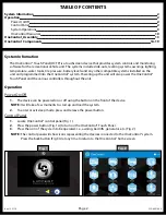 Preview for 2 page of Lippert Components OCTP Owner'S Manual