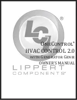 Предварительный просмотр 1 страницы Lippert Components OneControl HVAC Control 2.0 Owner'S Manual