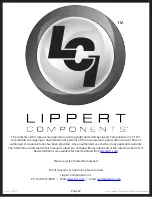 Предварительный просмотр 22 страницы Lippert Components Project 2000 12600 Series Owner'S Manual