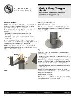 Preview for 5 page of Lippert Components Quick Drop Tongue Jack Installation And Owner'S Manual