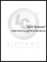 Предварительный просмотр 1 страницы Lippert Components Siphon 360 Installation Manual