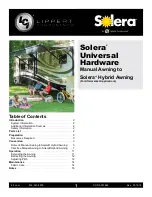 Lippert Components Solera Hybrid User Manual предпросмотр