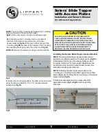 Предварительный просмотр 6 страницы Lippert Components Solera Slide Topper with Access Plates Installation And Owner'S Manual