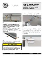 Предварительный просмотр 7 страницы Lippert Components Solera Slide Topper with Access Plates Installation And Owner'S Manual