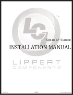 Предварительный просмотр 1 страницы Lippert Components SOLERA SLIDER Installation Manual