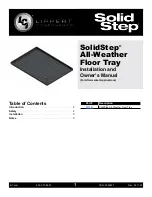 Предварительный просмотр 1 страницы Lippert Components SolidStep Installation And Owner'S Manual