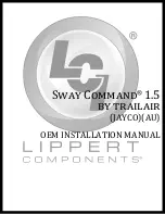 Lippert Components Sway Command Installation Manual preview