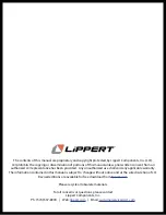 Предварительный просмотр 36 страницы Lippert 3000 Series Owner'S Manual