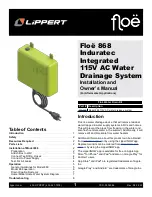 Lippert Floe 868 Installation And Owner'S Manual preview