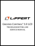 Preview for 1 page of Lippert Ground Control 3.0 LCD Manual