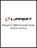 Lippert Project 2000 Sliding Step Owner'S Manual предпросмотр