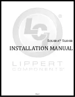 Lippert Solera Slider Installation Manual preview