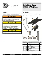 Preview for 3 page of Lippert SolidStep Entry Assist Handrail Installation And Owner'S Manual