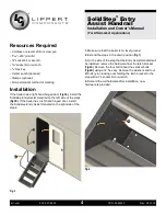 Preview for 4 page of Lippert SolidStep Entry Assist Handrail Installation And Owner'S Manual