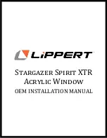 Lippert Stargazer Spirit XTR Skylight Installation Manual preview