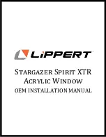 Preview for 1 page of Lippert Stargazer Spirit XTR Skylight Installation Manual