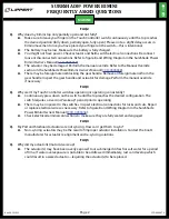 Preview for 2 page of Lippert SureShade Power Bimini Frequently Asked Questions