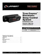 Lippert True Course Installation And Owner'S Manual preview