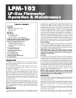 Preview for 1 page of Liqua-Tech LPM-102 Operation & Maintenance