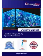 LiquaGen 6 stage Owner'S Manual предпросмотр