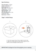 Preview for 4 page of Liquid LEDs Smart Colour String Lights User Manual