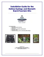 Preview for 1 page of LiquidArt Hollow Springs Installation Manual