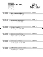 Lisa DS-1/RF Operating Instructions Manual preview