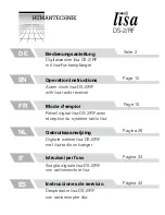 Lisa DS-2/RF Operation Instructions Manual предпросмотр