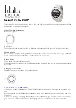 LISKA SV-25WP Instructions Manual preview