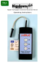 Предварительный просмотр 1 страницы Lisle Digidown plus Operating Instructions Manual