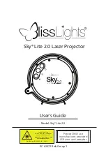 lissLights Sky Lite 2.0 User Manual preview