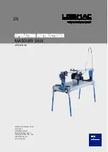 Preview for 1 page of Lissmac ATS 350 B 120 Operating Instructions Manual