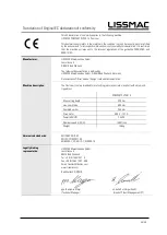 Preview for 45 page of Lissmac CC401 E Operating Manual