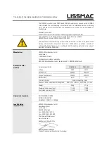 Предварительный просмотр 29 страницы Lissmac CDM 46 W Operating Manual