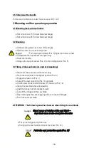 Preview for 16 page of Lissmac DTS 420 N Operating Manual