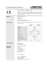 Preview for 40 page of Lissmac FBM 300 D Operating Manual